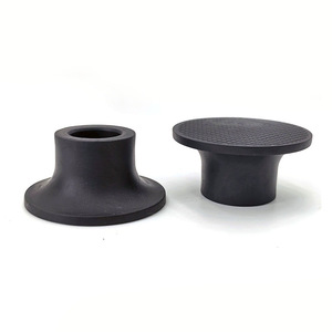 Patins de protection en caoutchouc noir Shih Hung Plastics pour pieds de meubles et supports d'étagères de rangement de placard - Product Image 2