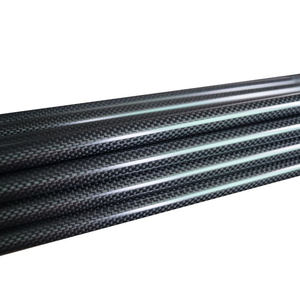 Tube léger 5/6/7mm 3k en sergé/fibre de carbone simple pour mâts de planche à voile, plantation agricole et équipement sportif - Product Image 1