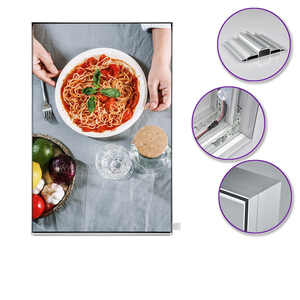 Caja de luz LED ultrafina, pantalla de cartel iluminada, tablero de <span class=keywords><strong>menú</strong></span> retroiluminado LED para restaurante, cafetería, tiendas, decoración montada en la pared - Product Image 1