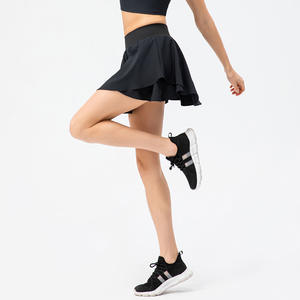 2025 Custom Athletic High Waisted Golf Skort Workout Sport röcke für Erwachsene Frauen Plissee Tennis rock mit Taschen Shorts - Product Image 4