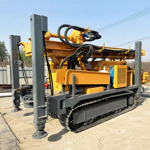 空気圧式履帯式水井戸掘削装置、最大350メートルの深さの井戸を効率的に掘削するための採掘掘削装置。 - Product Image 4