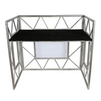 Cabine à treillis en aluminium à vendre Table DJ pliable et portable Comptoir de bar Scène de concert Présentoirs à treillis en aluminium