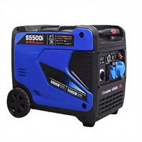 Tragbarer Benzin-Generator 220V/380V Auto Open Frame 9,5kW 550cc Motor Camping DC Haushalt Industrie Fernstart 4G WLAN