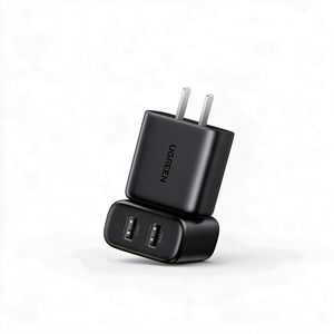 UGREEN 17W 3.4A อะแดปเตอร์แปลงไฟแบบ Dual USB A สำหรับเดินทาง รุ่น CD104 - Product Image 2
