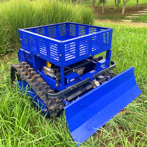 農業機械 ワイヤレスリモコン式芝刈り機 収納ラックと除雪機付き - Product Image 2