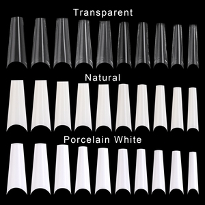 500 faux ongles français ABS sans plis, couvrance totale, à presser, réutilisables, pour extension de manucure en salon - Product Image 3