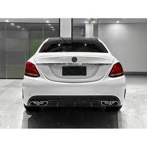 Pour Mercedes W205 C63 Kit Carrosserie C63s 2015-2019 Avant C-benz 200 C300 Grille D'échappement Berline 2017 Pare-chocs <span class=keywords><strong>C350e</strong></span> pour Mercedes W205 - Product Image 5