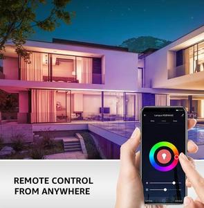 Spot <span class=keywords><strong>LED</strong></span> intelligent <span class=keywords><strong>multicolore</strong></span> Boyid, projecteur moderne d'intérieur avec télécommande Wi-Fi, 6W <span class=keywords><strong>GU10</strong></span> RGB - Product Image 5