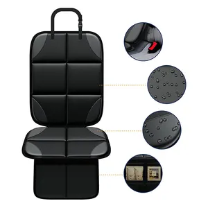 Factory Outlet Car Accessories Cushion Kick Mat Pad Anti Mud Dirt Auto Seat Cover With Mesh Pockets