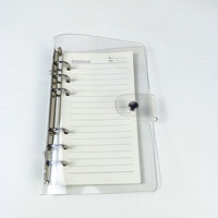 Carpeta de Hojas Sueltas con Cubierta Impresa en PVC A3 A4 A5 A6, Color Personalizado, Recargable, Reutilizable, Diario, Cuaderno, 40-100 Hojas