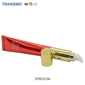 Tube de crème pour les yeux en gros, tube en plastique souple à presser, logo personnalisé, crème pour les yeux, flacon de 20 ml, tube transparent avec bouchon - Product Image 5