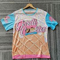 T-shirts de fête en couleur pleine taille, articles promotionnels, chemise de campagne à pression thermique