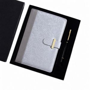 Set de Regalo de Cuaderno y Bolígrafo con Hebilla Azul para Personalización de Marca, Regalos de Oficina y Suministros Empresariales al por Mayor - Product Image 4
