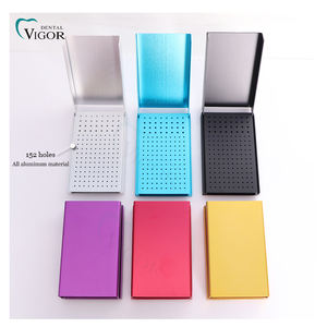 Bur pemegang gigi disinfeksi Endo, kotak pemegang file sterilisasi autoklaf 152 lubang - Product Image 1