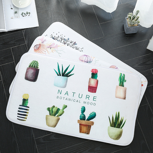 Diseños personalizados de espuma suave de 75*45 CM, alfombrilla de baño con estampado absorbente de agua y respaldo de PVC, características antideslizantes para uso doméstico y hotelero - Product Image 6