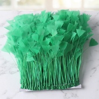 Ruban de plumes de dinde teintes en gros, franges de plumes pour robe de danse, accessoires vestimentaires, décoration, artisanat de fête