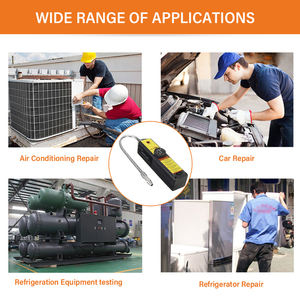 เครื่องตรวจจับการรั่วไหลของฟรีออนแบบดิจิตอลสำหรับ R12 R404A สารทำความเย็นแก๊ส HVAC เครื่องปรับอากาศและตู้เย็นเครื่องมือทดสอบเครื่องตรวจจับการรั่วไหลของฮาโลเจน - Product Image 4