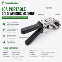 Machine de soudage à froid portable Pinyang sans alimentation ni étincelles pour la fabrication de câbles en cuivre et aluminium