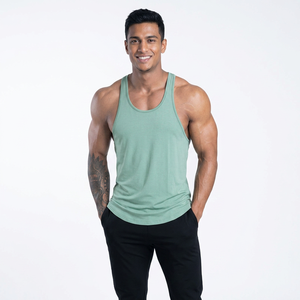 Camiseta sin Mangas de Venta Directa de Fábrica, Camiseta sin Mangas de Tela Transpirable de Alta Calidad para Hombre, Camisetas sin Mangas para Gimnasio y Ejercicio - Product Image 1