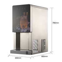 120kg/24hrs d'économie d'énergie Smart Technical Ice Water Makers Distributeur de machine à glace à eau froide