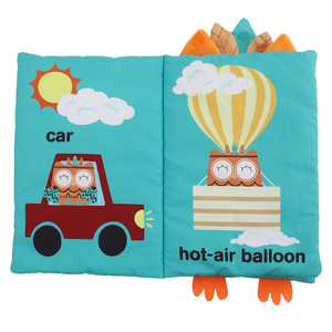 Estilo Animal bebé recién nacido juguetes educativos niños libros de tela lindo bebé libro de historia - Product Image 5