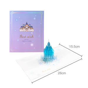 Tarjetas <span class=keywords><strong>de</strong></span> Felicitación Navideñas con Impresión Personalizada en 3D Estereoscópico <span class=keywords><strong>de</strong></span> Star Packaging, para Ramos <span class=keywords><strong>de</strong></span> Flores, Árboles, Coloridas, 16x16cm - Product Image 5