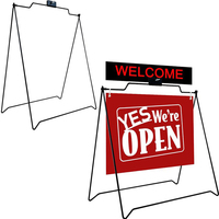 Support de signalisation personnalisé en gros pour journée ouverte, chemin piétonnier, cadre, immobilier, location, restaurant, bar, signalisation directionnelle