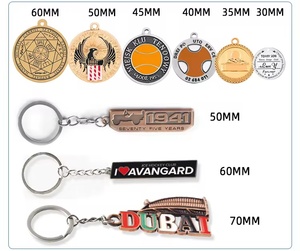 Promotional Bag Accessory Gifts High Quality Alloy Keyring <b>Key</b> Chain <b>Custom</b> Metal Anime Keychain - Product Image 2