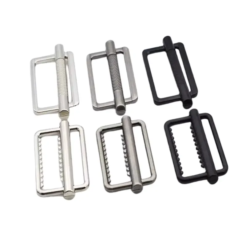 Wholesale Metal Tri-Glide Slider Belt Buckle 25/30/35mm Webbing Stainless Steel Strap Adjustable Buckle For Handbags