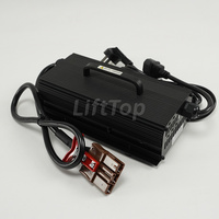 Chargeur de batterie au lithium 48V 10A pour transpalette électrique avec prise SBS75X marron AIMB200-741000-000