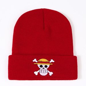 XIANGYU Vente en gros Bonnet d'hiver tricoté brodé personnalisé avec logo, motif dessin animé japonais Luffy <span class=keywords><strong>One</strong></span> <span class=keywords><strong>Piece</strong></span> - Product Image 6