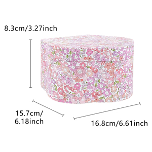 Caja <span class=keywords><strong>Musical</strong></span> Floral - Caja <span class=keywords><strong>Musical</strong></span> de Cartón Rosa <span class=keywords><strong>con</strong></span> <span class=keywords><strong>Bailarina</strong></span> Giratoria y Espejo, Regalo para Niñas - Product Image 2
