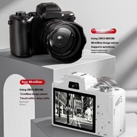 Zoom Optik 17-30x Sensor CMOS 64MP Deteksi Wajah 5K untuk Kamera Vlog DSLR Pemula Mahasiswa Video HD 8K Tahan Lama & Handal