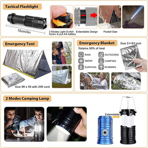 Sac de secours pour les voyages, outils de survie, kit de survie en plein air, accessoires de camping, équipement de camping - Product Image 4