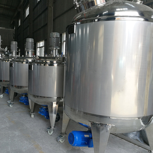 Fabrik preis Edelstahl Sanitär Hochs cher dispergieren der Homogen isator Mischt ank Dreistufige emulgierende Kosmetik maschine - Product Image 2