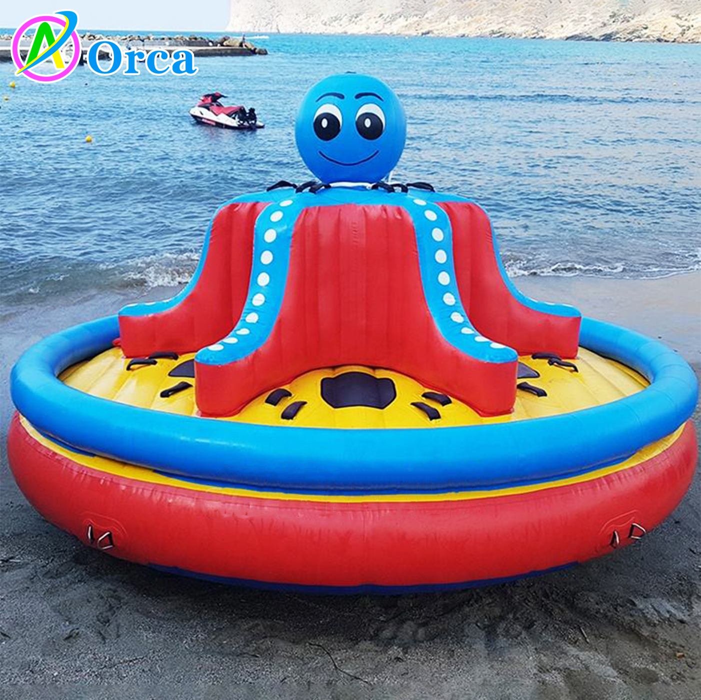 Rojo y azul - Pulpo