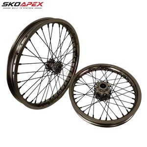 <span class=keywords><strong>Kit</strong></span> <span class=keywords><strong>de</strong></span> roues tout-terrain en alliage 7050, 17/<span class=keywords><strong>18</strong></span>/19/21 <span class=keywords><strong>pouces</strong></span>, compatible avec SurRon Ultra Bee Light Bee X Talaria E Ride Pro 3.0 E Dirt Bike, pièces <span class=keywords><strong>de</strong></span> mise à niveau - Product Image 3
