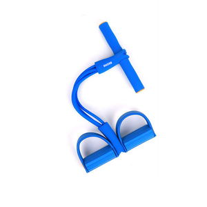 Venta al por mayor de entrenamiento en casa elástico para sentarse cuerda de tracción con pedal para Yoga Pilates bandas de ejercicio - Product Image 3