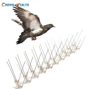 Grille de protection anti-oiseaux pour toiture avec base variée et piques dissuasrices – Pièges à pigeons - Product Image 1
