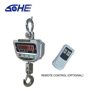 3t Digital Display Hanging Scale Look Directly At The Crane Scale With High Strength Hook
