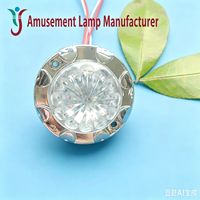Lampe cœur à fleurs multicolore 60MM 12V à clignotement automatique, avec anneau extérieur lumineux multicolore électroplaqué et dentelle en forme de cœur