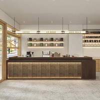 Bureau de réception moderne en bois massif de conception nouvelle pour hôtel, supermarché, immeuble de bureaux - Utilisation commerciale, caractéristiques écologiques