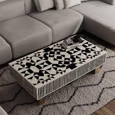 Best Selling Bone Inlay Coffee <b>Table</b> with Detailed Hand Inlay <b>Work</b> <b>for</b> Luxury Interior Decoration Worldwide Supply Available - Product Image 4