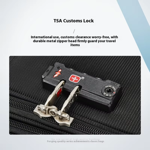 Travel Trolley Roller <b>Bag</b> Spinner <b>Storage</b> Waterproof Oxford Suitcase Luggage Cloth Board Case <b>Zipper</b> Light Trolly <b>Bag</b> - Product Image 3