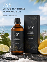 Huile parfumée Private Label Citrus Sea Breeze 120mL, arôme frais d'agrumes, diffuseur de parfum pour la maison, OEM ODM, fabricant sur mesure, vente en gros