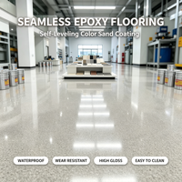 Sable coloré époxy multi-couleurs en option, coulis époxy anti-âge pour travaux de décoration résidentielle et commerciale