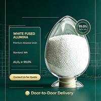 Alumine blanche fusionnée de qualité aérospatiale, granulats de sablage 99,0 % Al2O3, dureté 9,0 Mohs, multi-tailles (3-25 mm) pour abrasifs liés