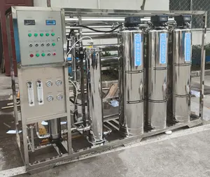 500L par heure 1000 lph 2000 LPH Machine industrielle d'installation de traitement de l'eau par osmose inverse Systèmes d'osmose inverse pour l'équipement d'eau potable