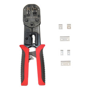 Alicates de pelado de red de <span class=keywords><strong>Cable</strong></span> <span class=keywords><strong>Jack</strong></span> registrado 6P 8P, acero al carbono para prensar Alambre de corte, medición métrica de grado DIY OEM - Product Image 2