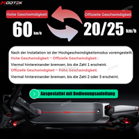MODTEK 60KM/H Modul Pembuka Kunci Kecepatan V3.0 potensi kecepatan penuh, Mulai Ulang untuk Ninebot MAX G3 Roller